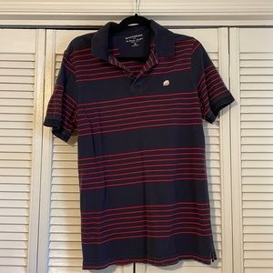 Banana Republic Polo. Size Medium. Blue/Red Stripe